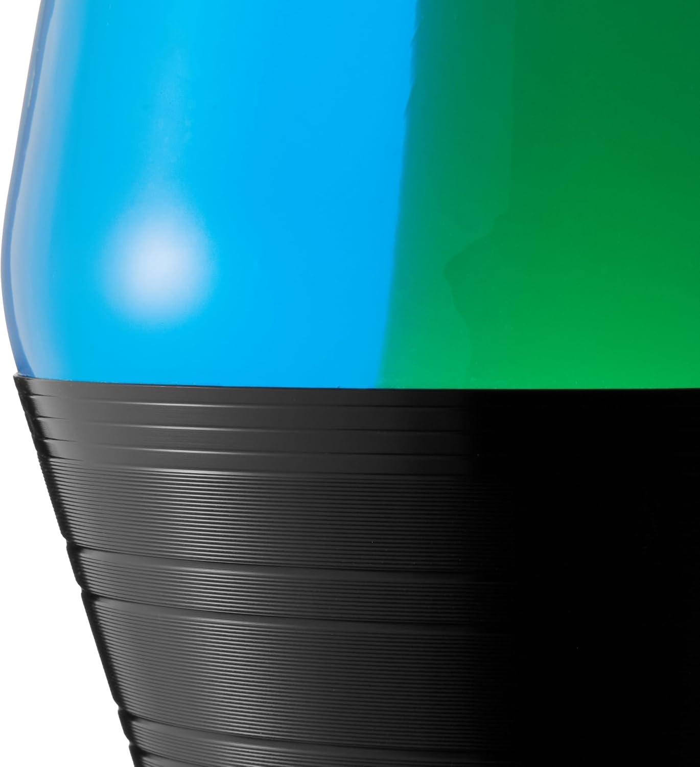 Lava The Original Lamp - 14.5” Vinyl Record Grooved Base - Classic Liquid Motion Lamp - Yellow and Blue Liquid - Item #2020 (Amazon Exclusive) - Image 5